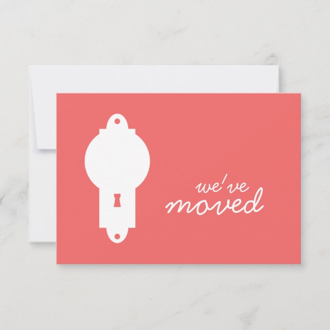 Cayenne Door Knob Housewarming Party Invite (Front)