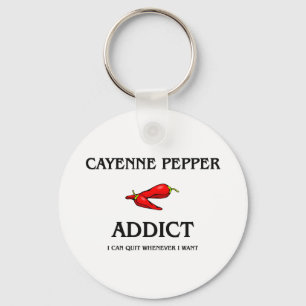 Cayenne Pepper Addict Key Ring