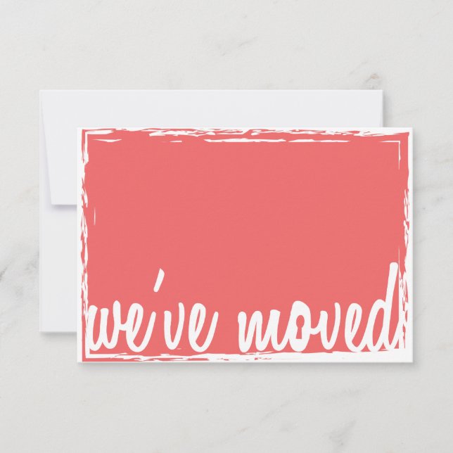 Cayenne & White We've Moved Housewarming Invite (Front)