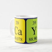 Cayla periodic table name mug (Front Left)