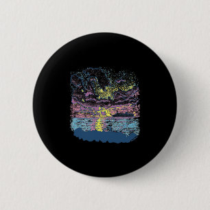 Cayman Cruise Ship At Sunset 6 Cm Round Badge