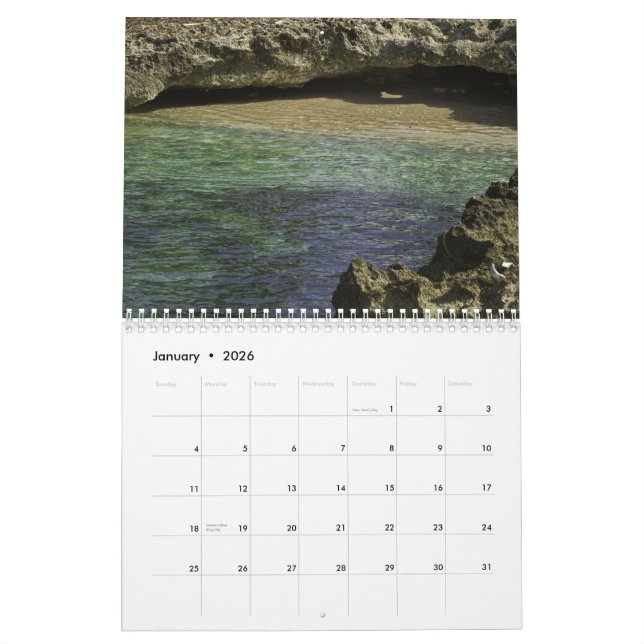 Cayman Islands Calendar (Jan 2026)