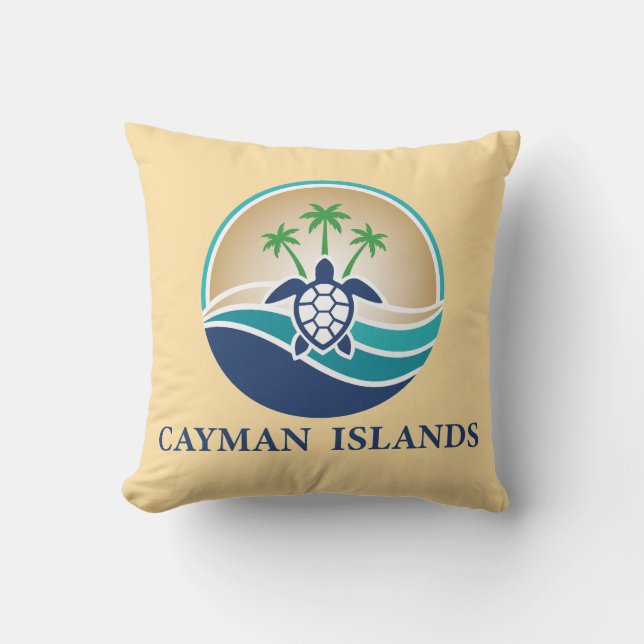 Cayman Islands Caribbean Cushion (Front)