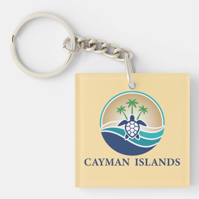 Cayman Islands Caribbean Key Ring (Front)