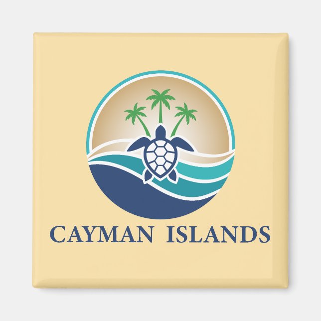 Cayman Islands Caribbean Magnet (Front)