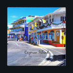 Cayman Islands Colourful Shops Magnet<br><div class="desc">Colourful shops of Cayman Islands</div>