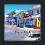 Cayman Islands Colourful Shops Magnet<br><div class="desc">Colourful shops of Cayman Islands</div>
