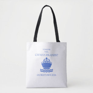 Cayman Islands Cruise Shoulder Tote Bag Georgetown