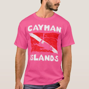 Cayman Islands Divers Scuba Diving Flag T-Shirt