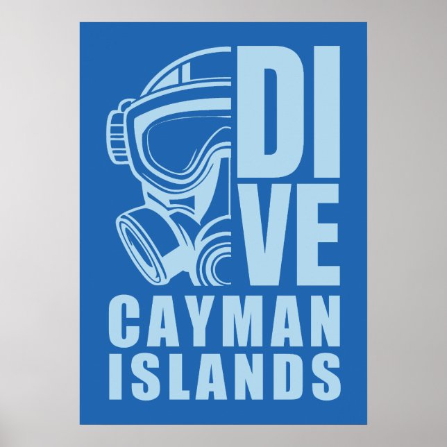 Cayman Islands Diving Poster (Front)