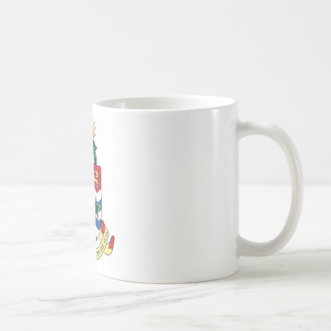 Cayman Islands Emblem Coat of Arms Coffee Mug (Right)