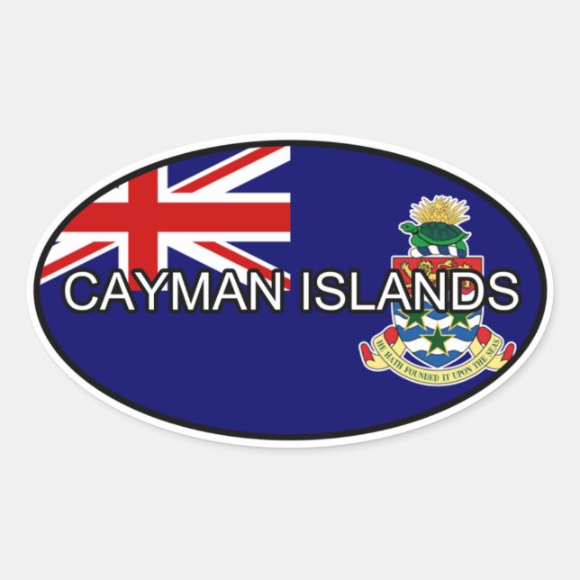 Cayman Islands Euro Sticker (Front)