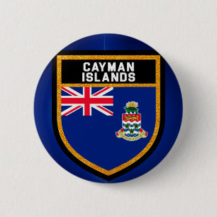 Cayman Islands Flag 6 Cm Round Badge