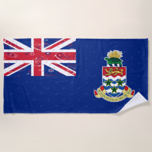 Cayman Islands Flag Beach Towel