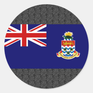 Cayman Islands Flag Classic Round Sticker