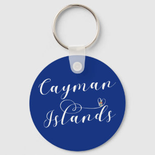 Cayman Islands Flag Heart, Cayman Isles Key Ring
