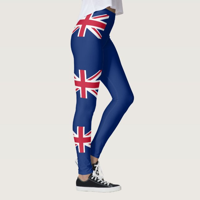 Cayman Islands Flag Leggings (Right)