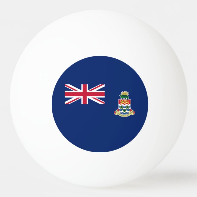 Cayman Islands Flag Ping Pong Ball (Front)