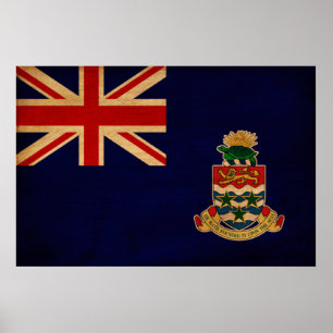 Cayman Islands Flag Poster