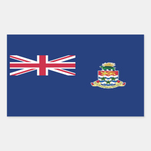 Cayman Islands Flag Rectangular Sticker
