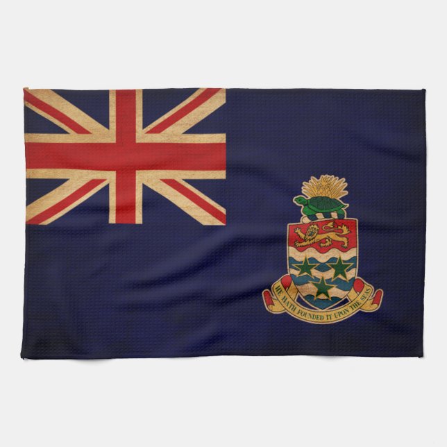 Cayman Islands Flag Tea Towel (Horizontal)