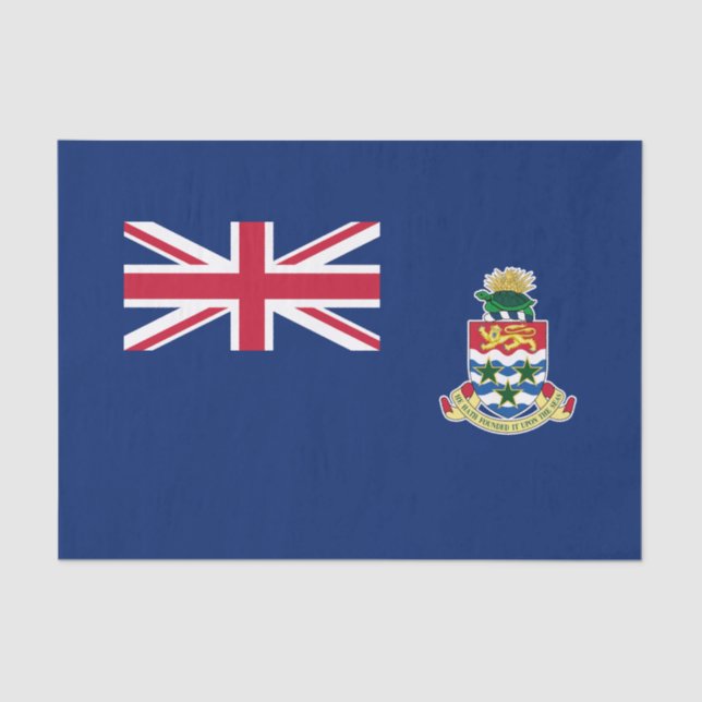 Cayman Islands Flag Tissue Paper (Front)