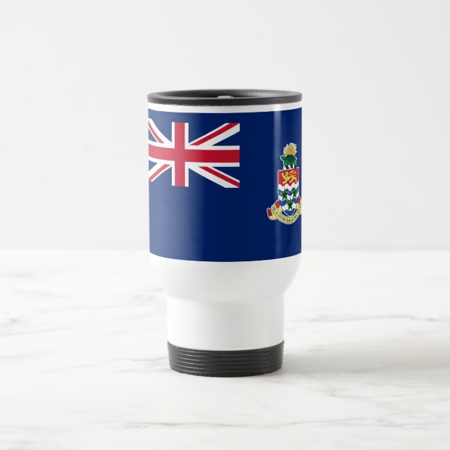 Cayman Islands Flag Travel Mug (Center)