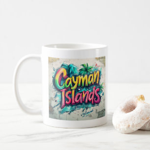 Cayman Islands Graffiti Vibes: Island Street Art Coffee Mug