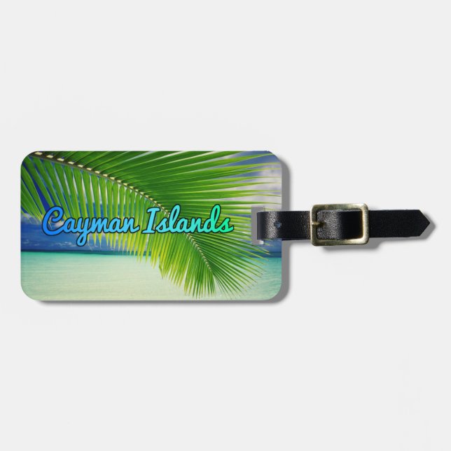 Cayman Islands luggage tag (Front Horizontal)