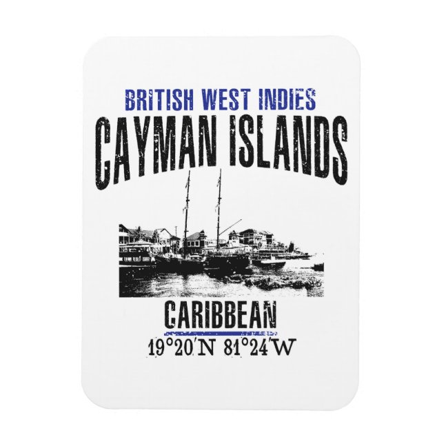 Cayman Islands Magnet (Vertical)