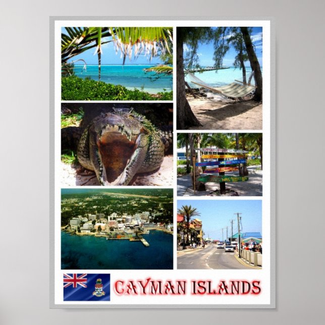 Cayman Islands - Mosaic - Poster (Front)