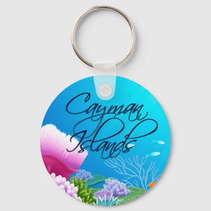 Cayman Islands reef Key Ring