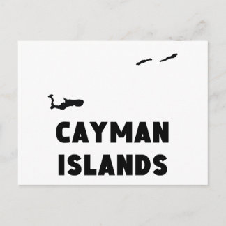 Cayman Islands Silhouette Postcard