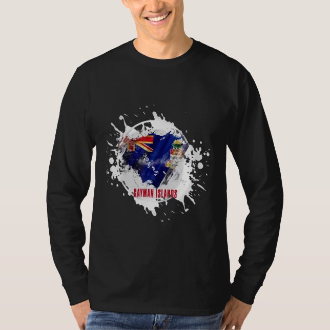 Cayman Islands Splash T-Shirt (Front)