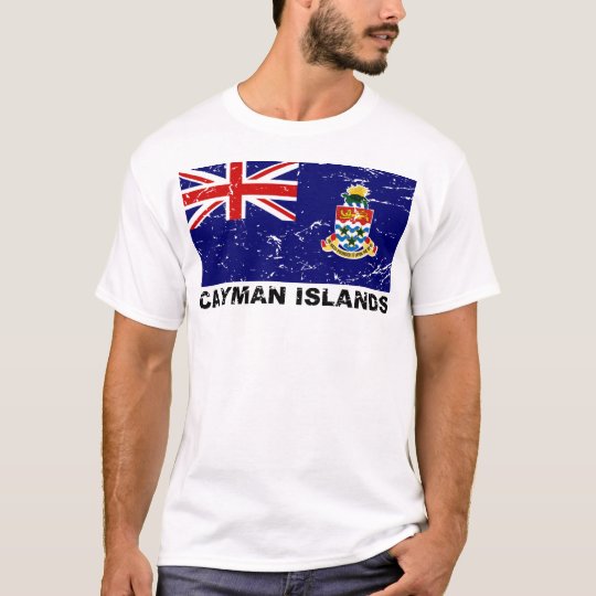 Cayman Islands Vintage Flag T-Shirt