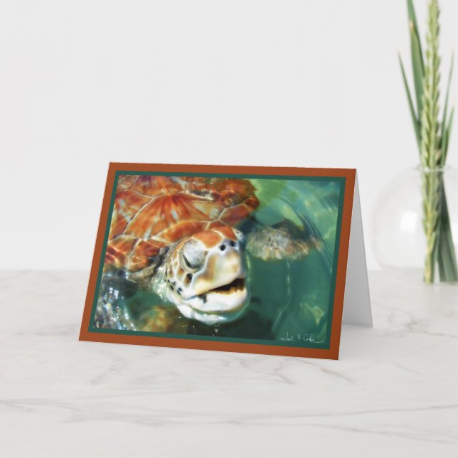 Cayman Turtle Card (Front)