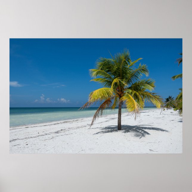 Cayo Blanco Beack in Cuba Poster (Front)