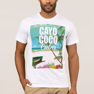 Cayo Coco Cuban beach vacation poster T-Shirt