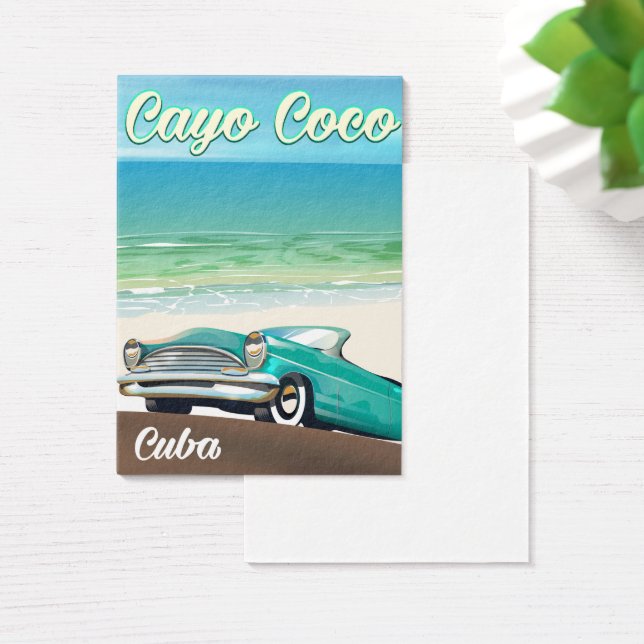 Cayo Coco cuban vacation poster (Desk)
