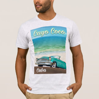 Cayo Coco cuban vacation poster T-Shirt