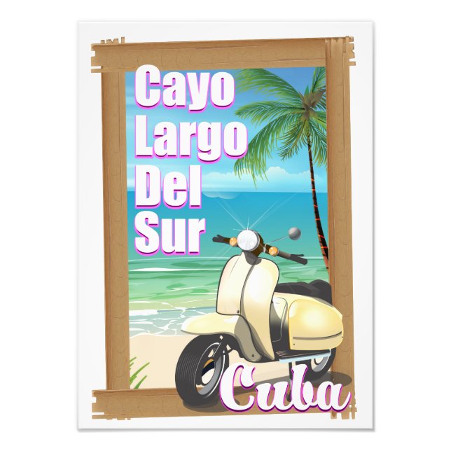 Cayo Largo del Sur cuban vacation poster (Front)