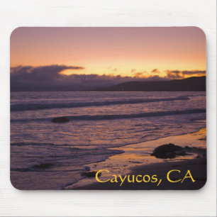 Cayucos, CA Beach Sunset Mouse Pad