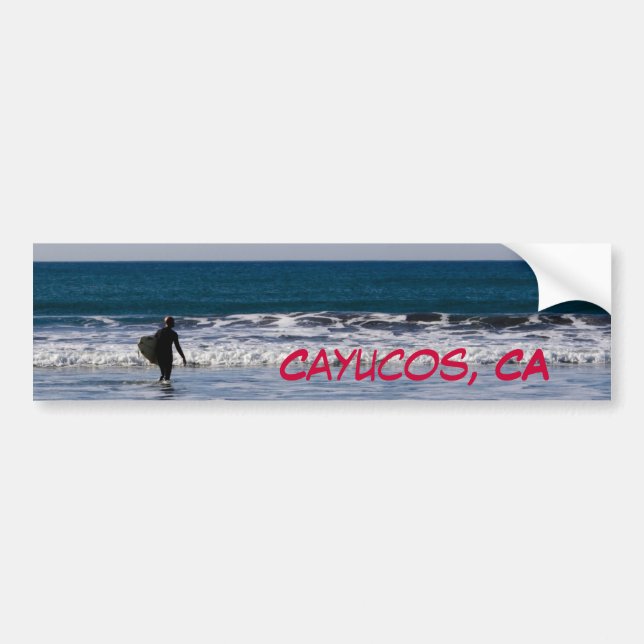 Cayucos, CA Bumper Sticker (Front)