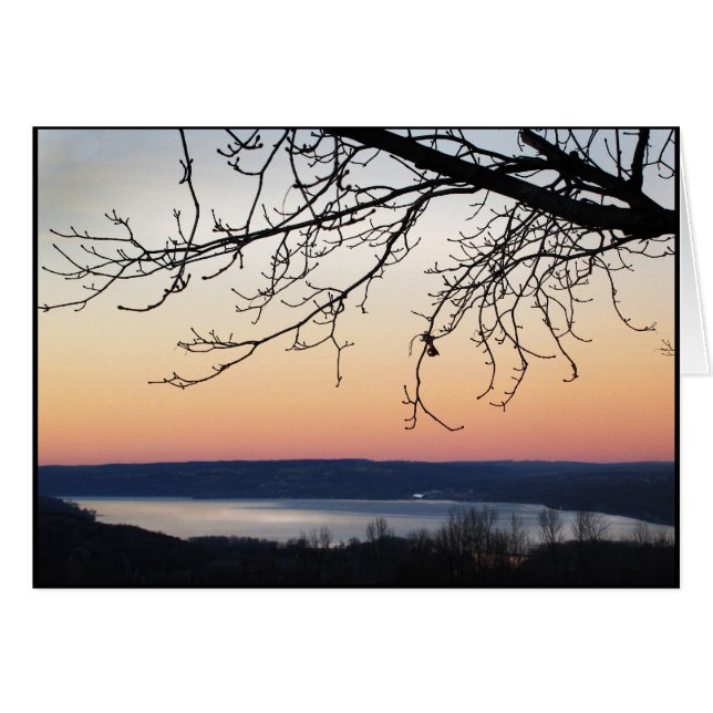 Cayuga Lake at Sunset (Front Horizontal)