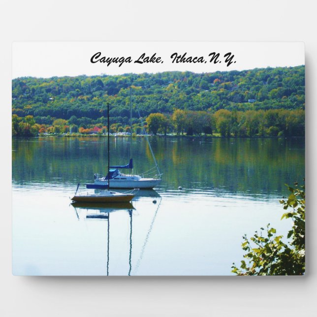 CAYUGA LAKE IN AUTUMN PLAQUE (Front)
