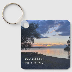 CAYUGA LAKE, ITHACA, N.Y. keychain