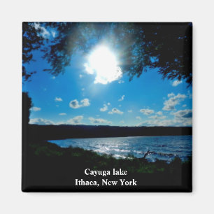 CAYUGA LAKE, ITHACA NEW YORK magnet