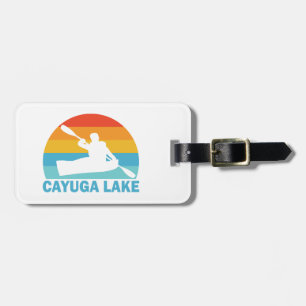 Cayuga Lake New York Kayak Luggage Tag