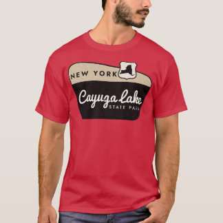 Cayuga Lake State Park New York Welcome Sign T-Shirt