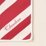 CB Candy Cane Stripe Long Chiffon Scarf<br><div class="desc">Candy Cane Stripe Long Chiffon Scarf.  Design by Claudine Boerner.</div>